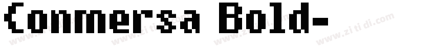 Conmersa Bold字体转换
